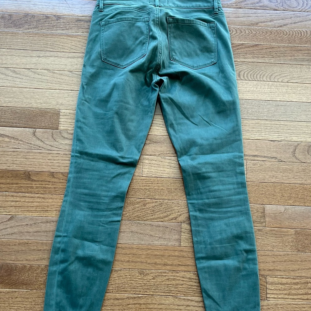 Loft military green leggings pant size 26/2